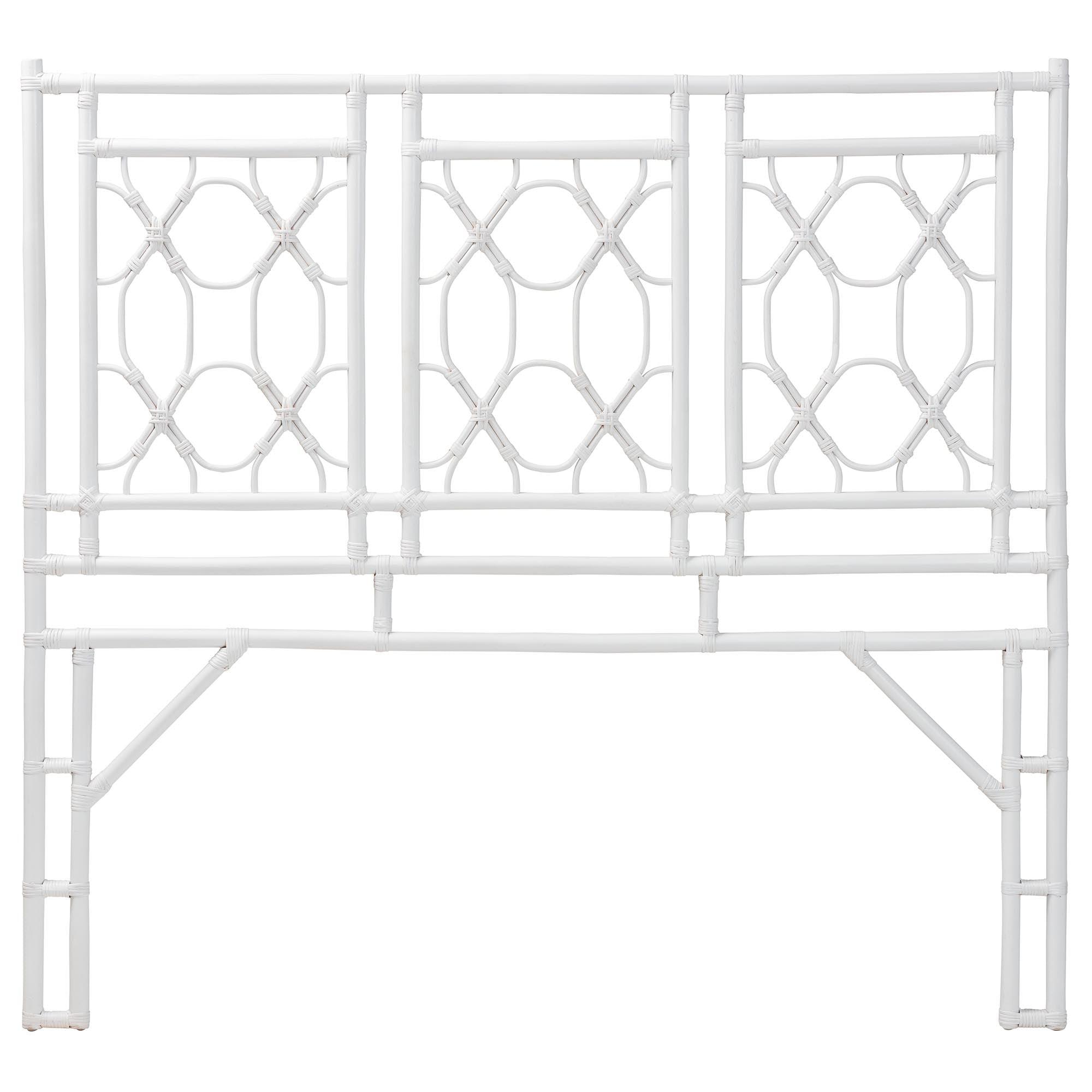 bali & pari Sampson Bohemian Rattan Standalone Headboard