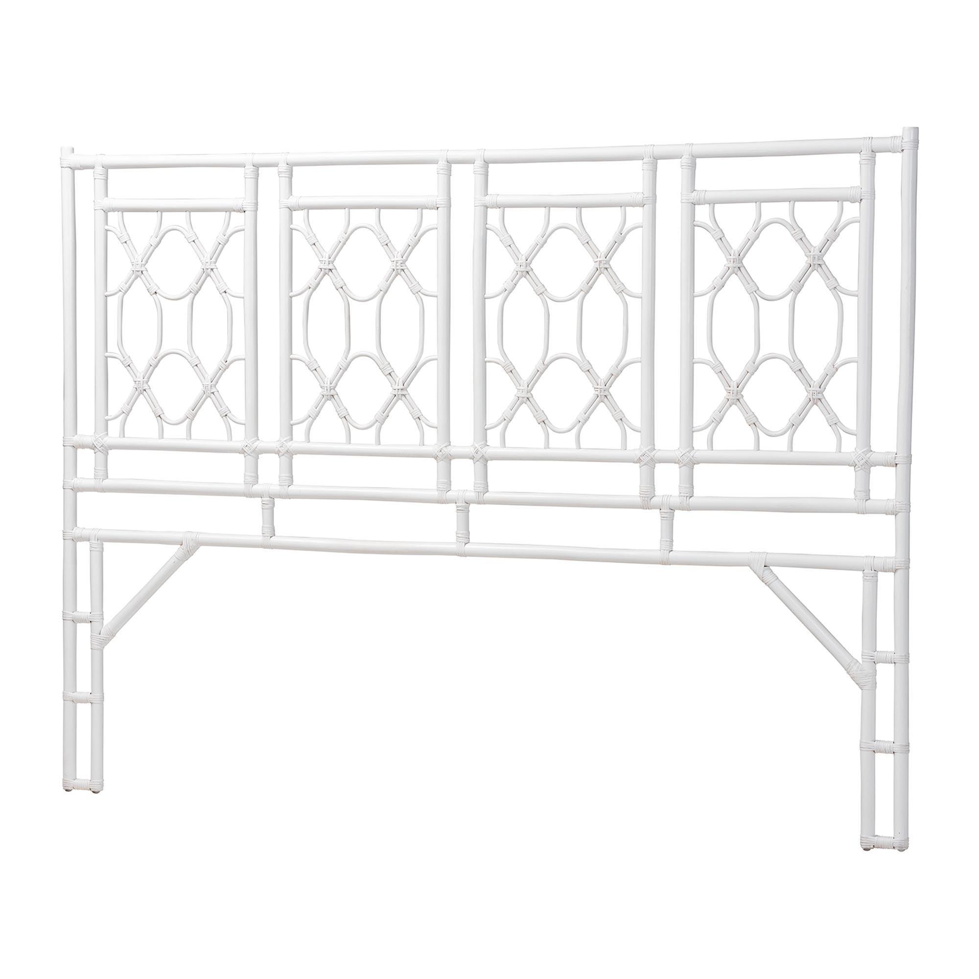 bali & pari Sampson Bohemian Rattan Standalone Headboard