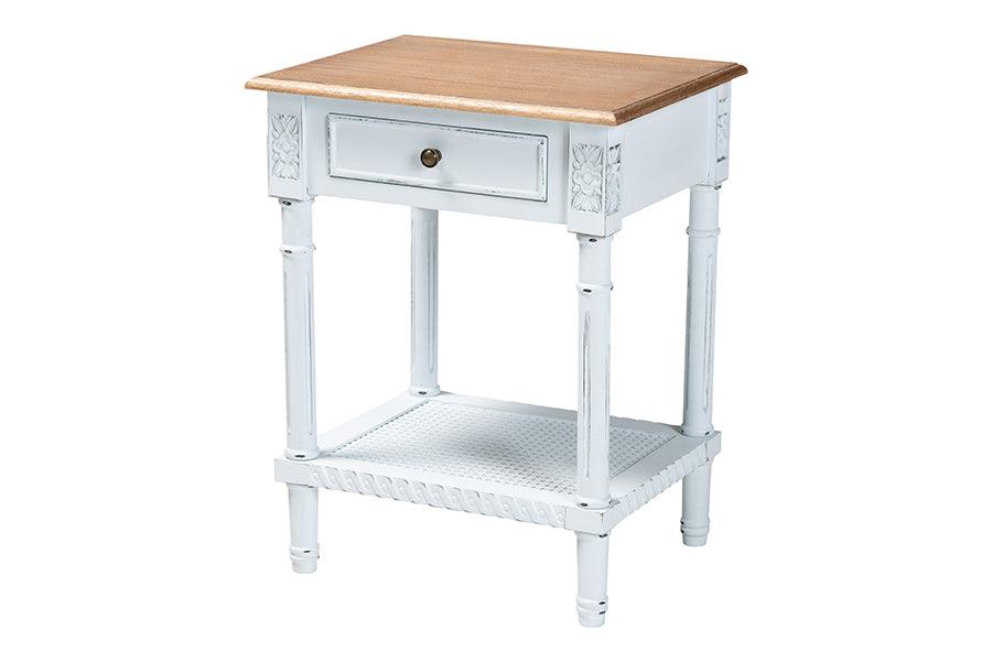 Legrand Classic French Two-Tone and 1-Drawer End Table