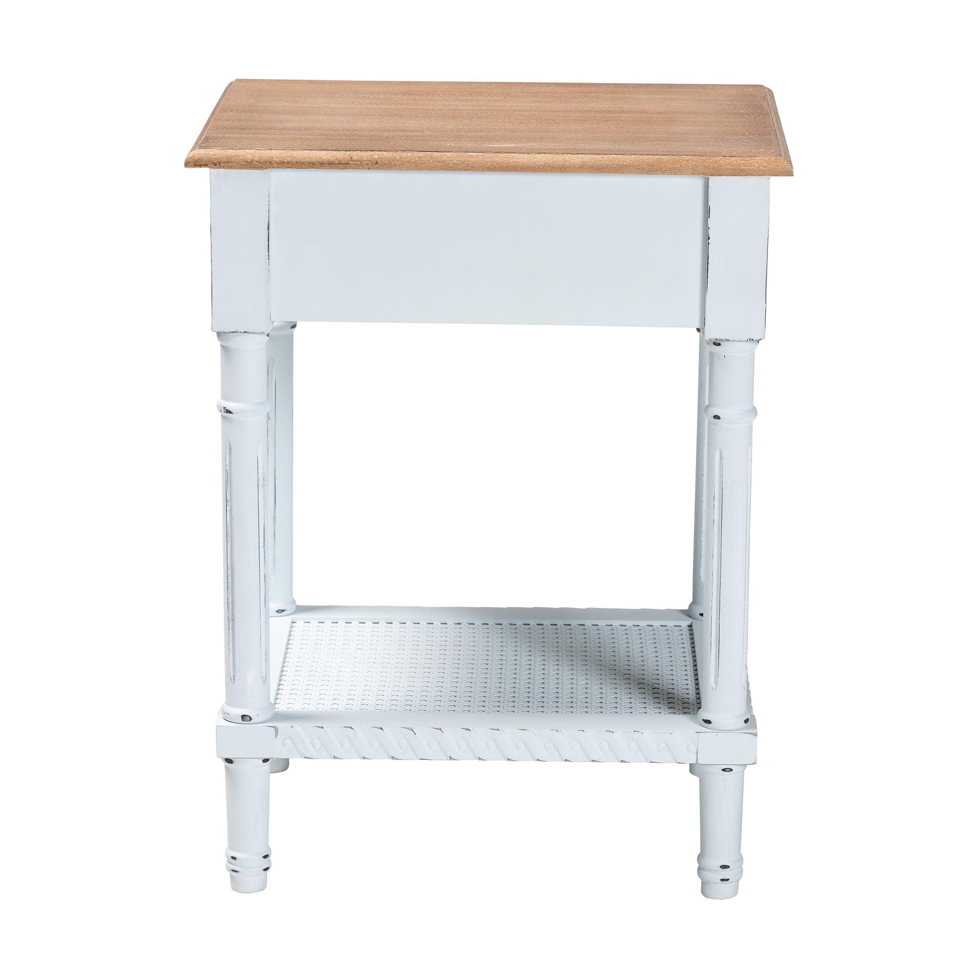 Legrand Classic French Two-Tone and 1-Drawer End Table