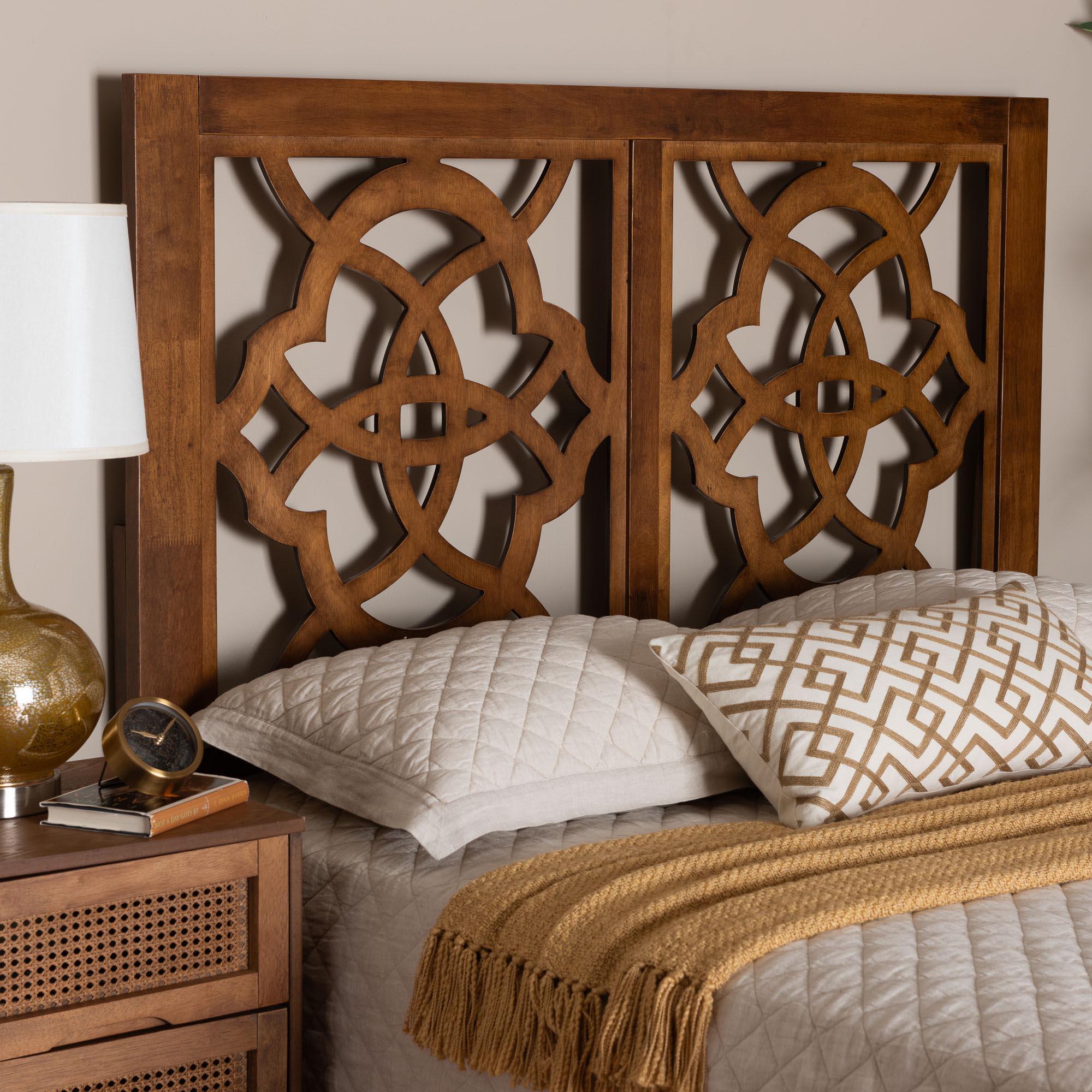 Glaucia Modern Finished Wood Headboard