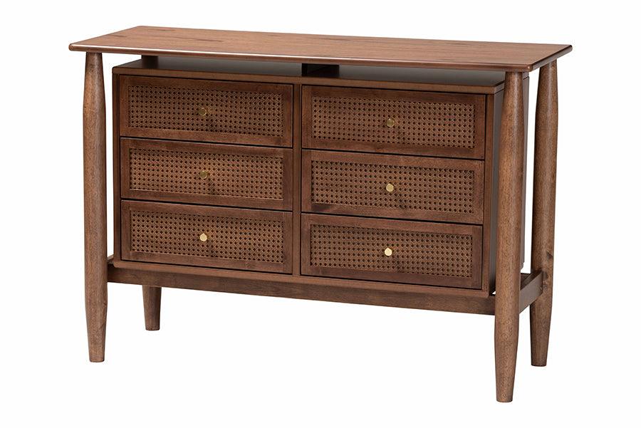 Alyssa Japandi Wood 6-Drawer Dresser