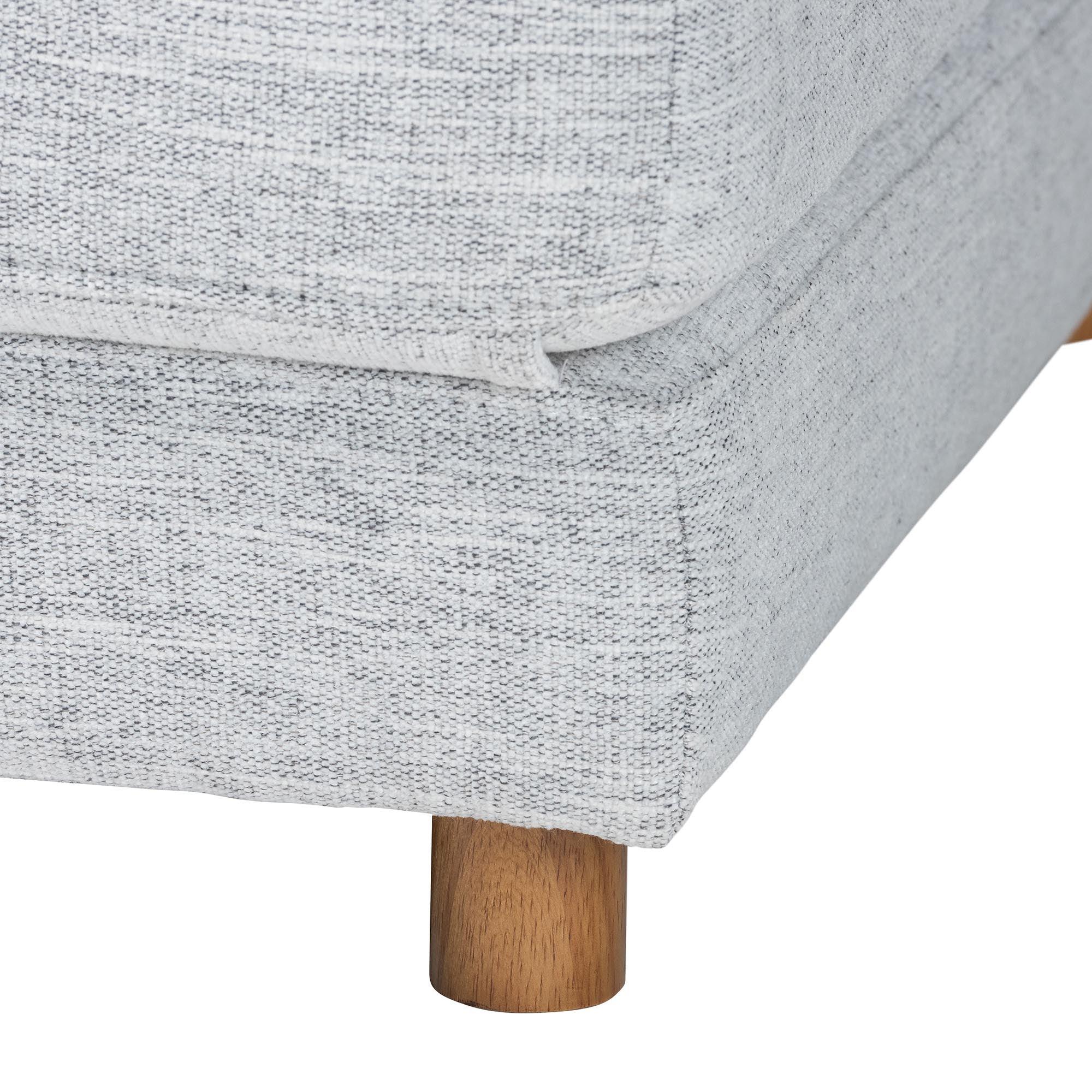 Sabriel Modern Light Fabric Convertible Sleeper Ottoman