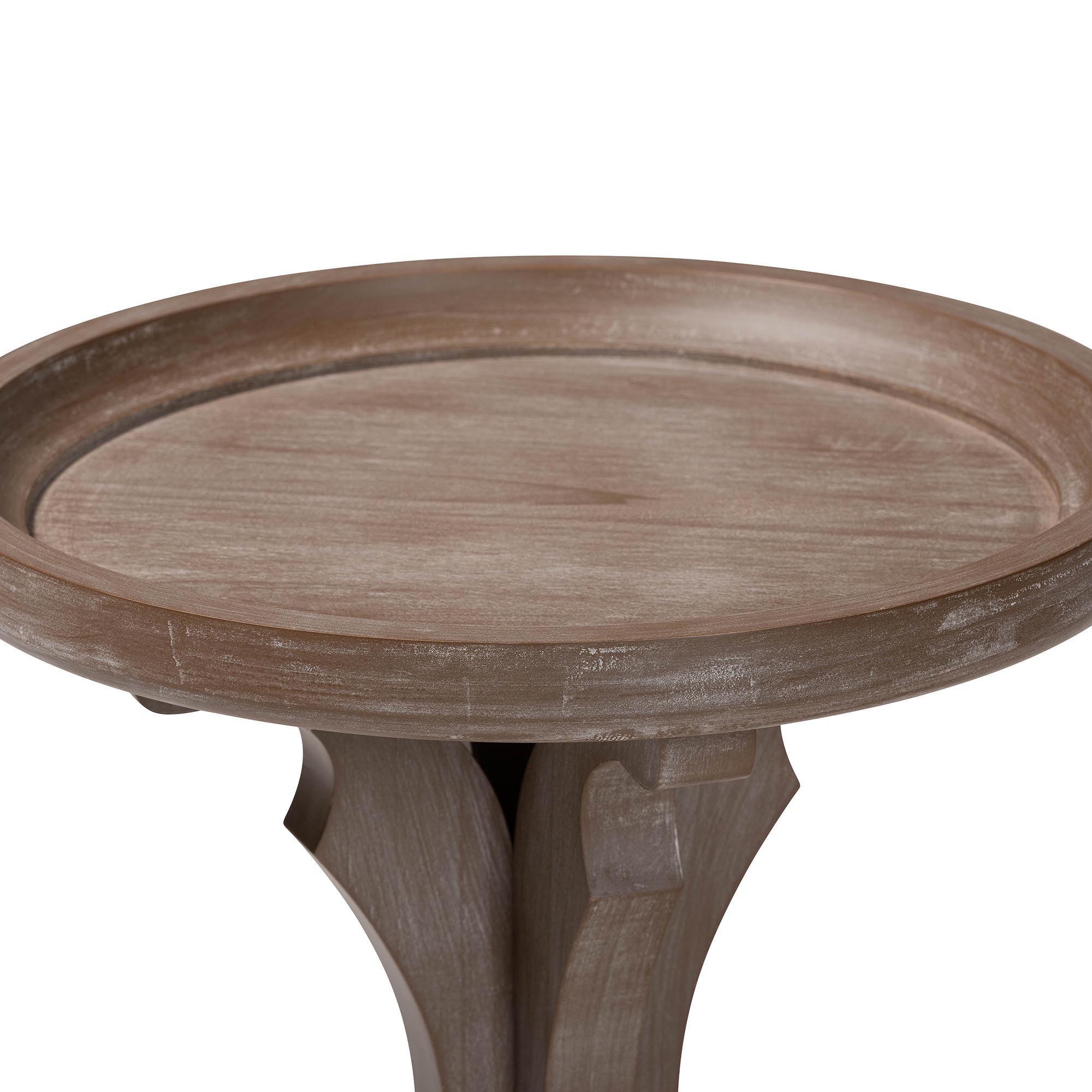 Westlyn French Country Antique Wood End Table