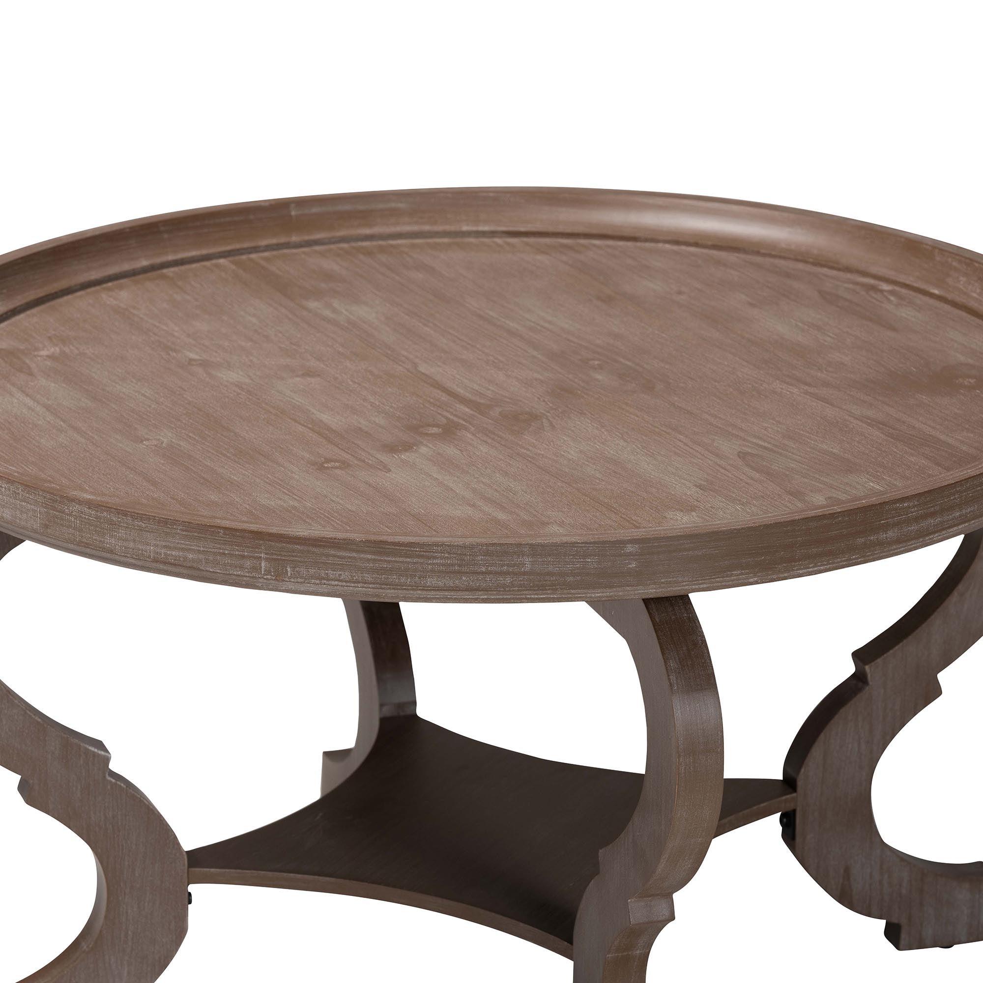 Madrona French Country Antique Wood Coffee Table