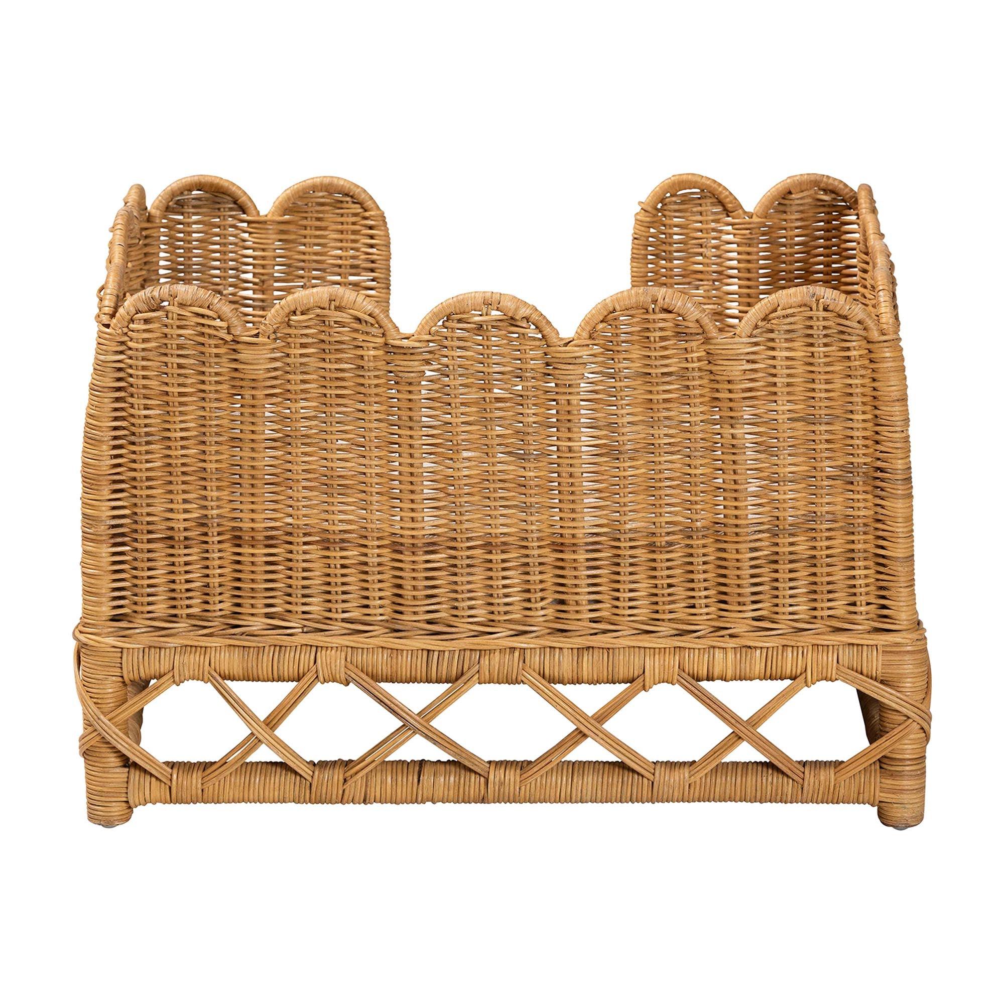 bali & pari Palm Bohemian Light Honey Rattan Pet Bed