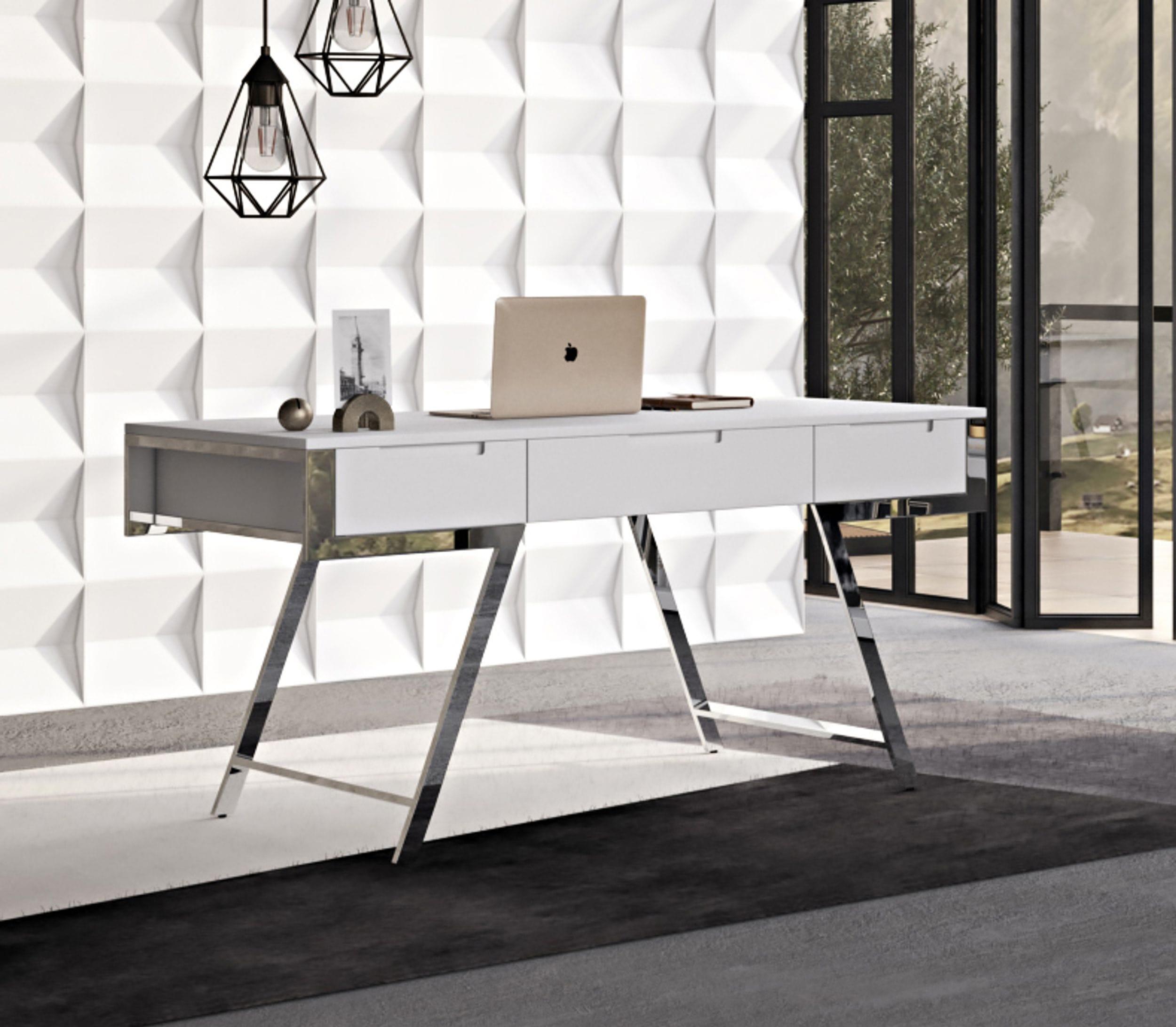 Modrest Dessart Modern Gloss Office Desk