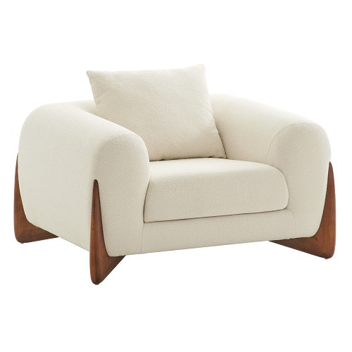 Modrest Fleury Contemporary Fabric and Lounge Chair