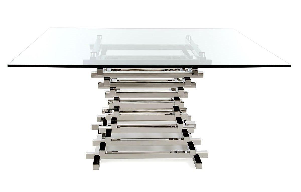 Modrest Crawford Contemporary Square Dining Table