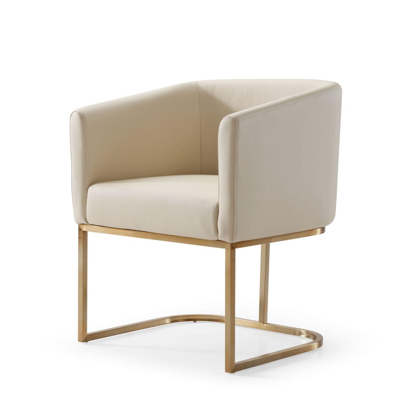 Modrest Yukon Modern Bonded and Antique Dining Chair