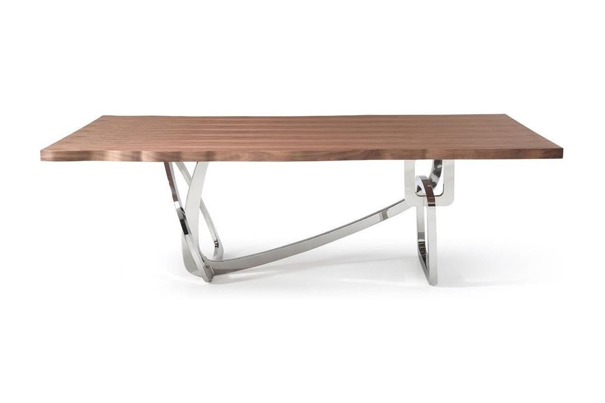 Modrest Addy Modern Stainless Steel Dining Table