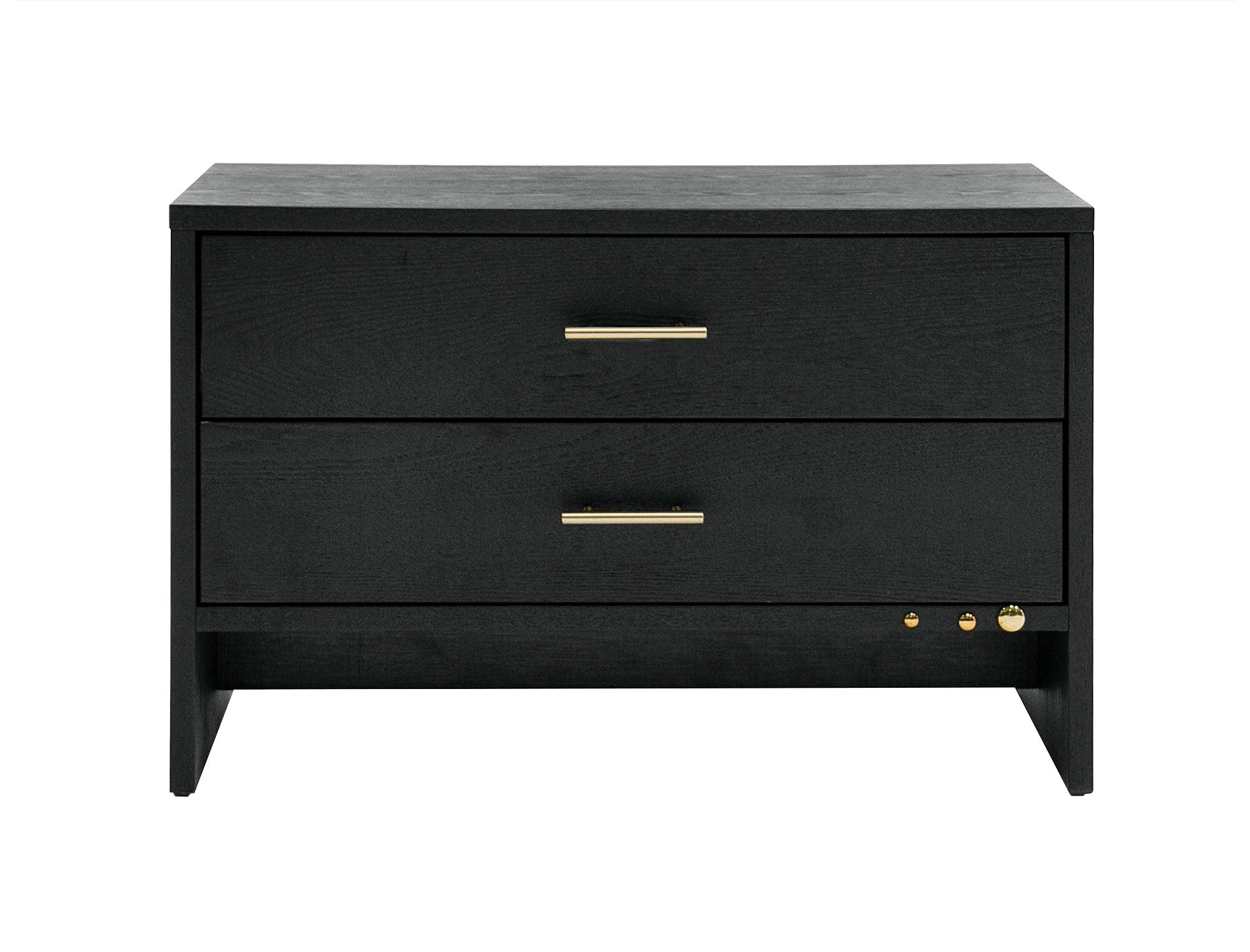 Modrest Wales Modern Ash 2Drawer Nightstand