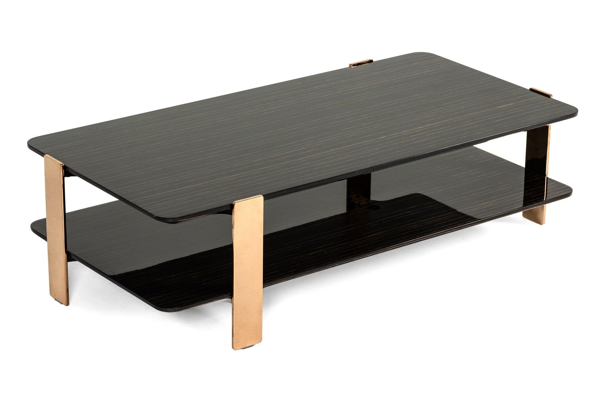 Modrest Leroy Modern Rosegold Coffee Table