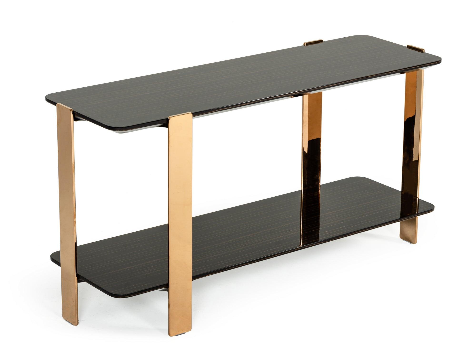 Modrest Leroy Modern Rosegold Console Table