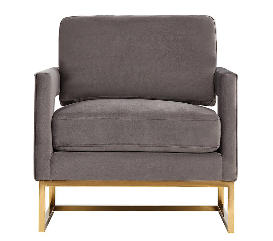 Modrest Edna Modern Velvet Accent Chair