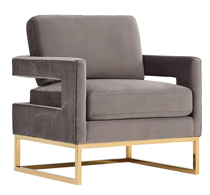 Modrest Edna Modern Velvet Accent Chair