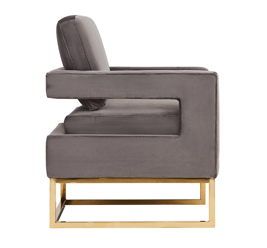 Modrest Edna Modern Velvet Accent Chair