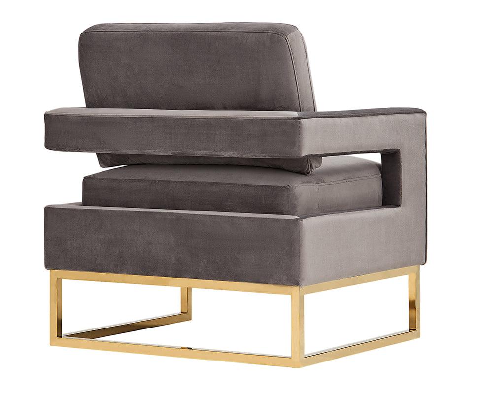 Modrest Edna Modern Velvet Accent Chair