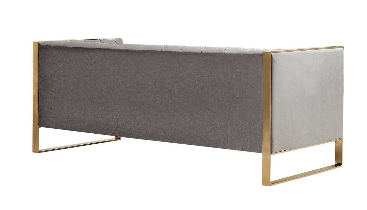 Divani Casa Carlos Modern Velvet Sofa