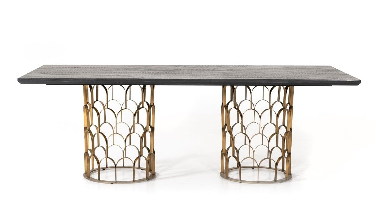 Modrest Natalie Modern Acacia Antique Dining Table