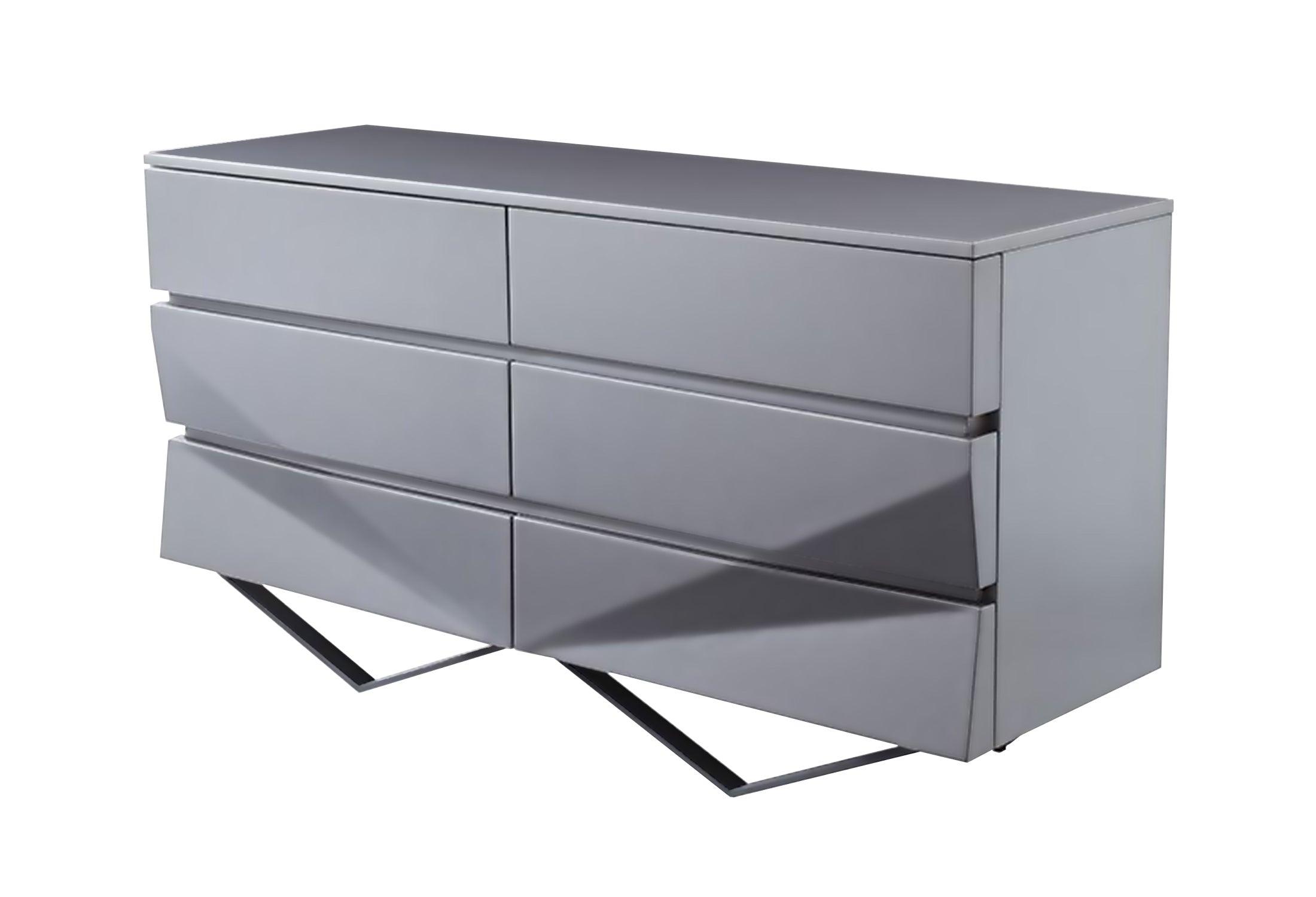 Modrest Duke Modern Gun Chrome Dresser