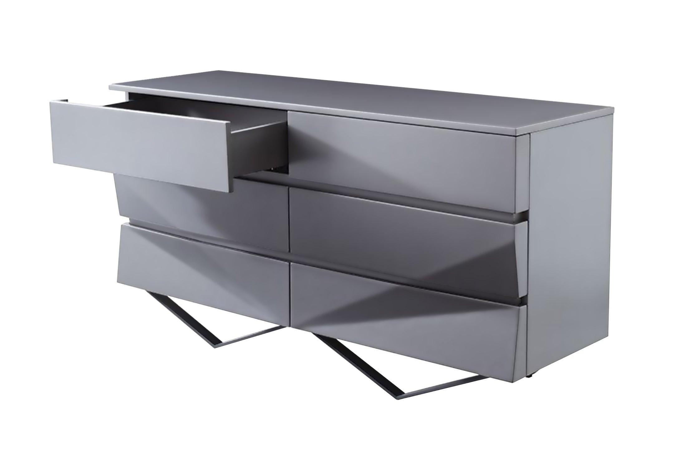 Modrest Duke Modern Gun Chrome Dresser