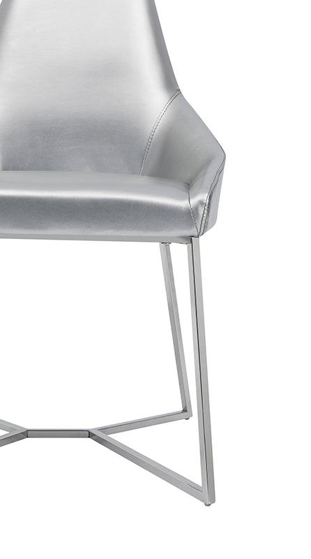 Modrest Sarah Modern Pearl Leatherette Dining Chair (Set of 2)