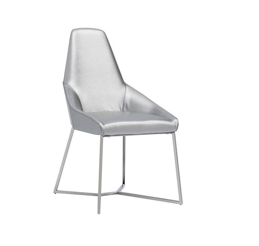 Modrest Sarah Modern Pearl Leatherette Dining Chair (Set of 2)