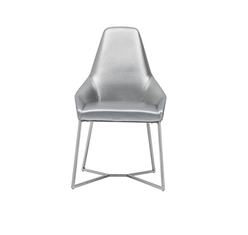 Modrest Sarah Modern Pearl Leatherette Dining Chair (Set of 2)