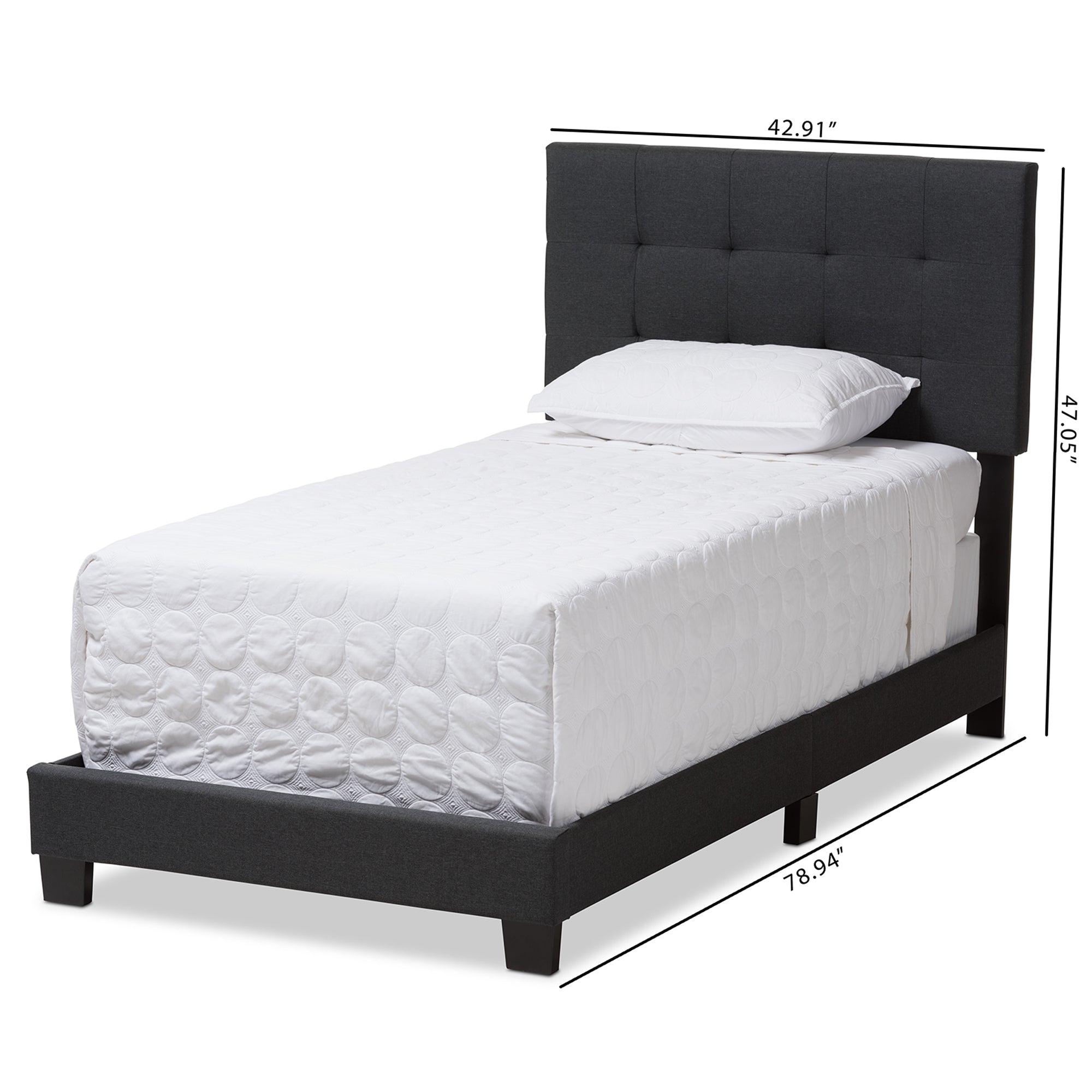 Brookfield Modern and Contemporary Fabric Bed