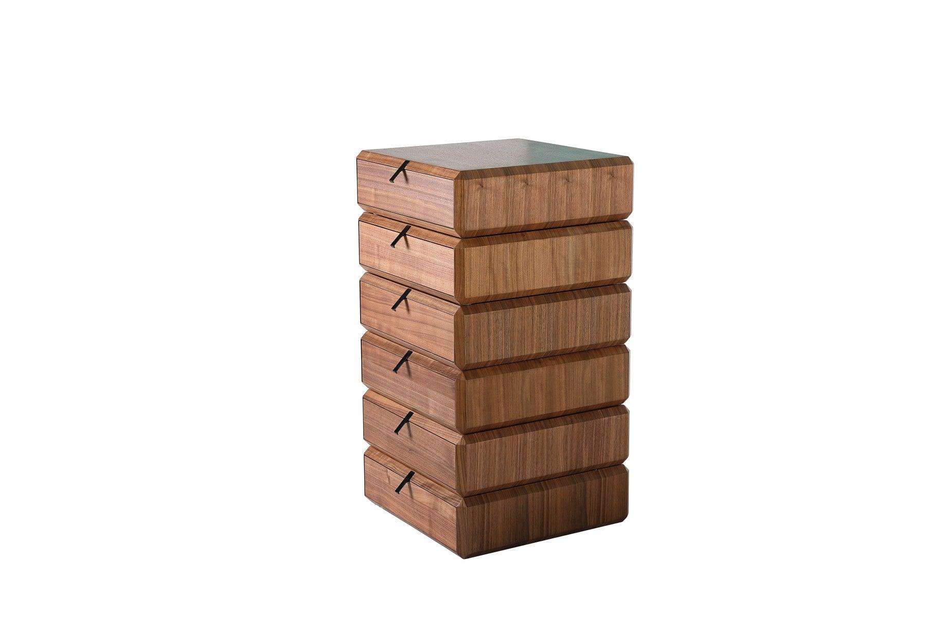 Modrest Maceo Modern Nightstand Drawer Box