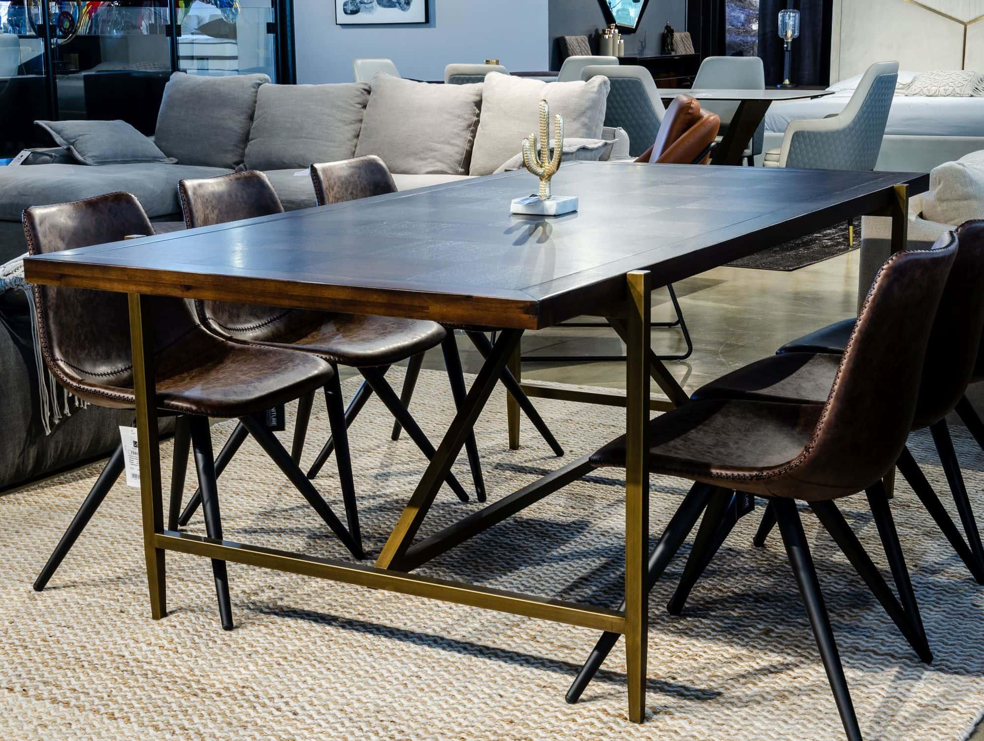 Modrest Shane Modern Acacia Dining Table