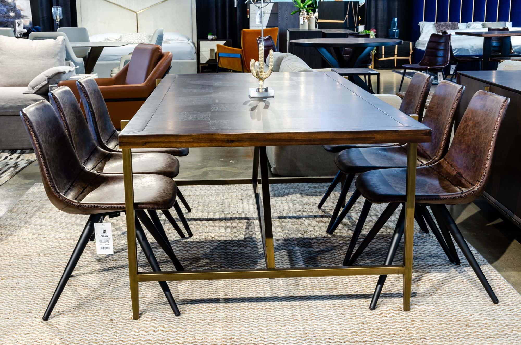 Modrest Shane Modern Acacia Dining Table