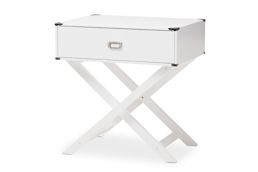 Curtice Modern And Contemporary 1-Drawer Wooden End Table