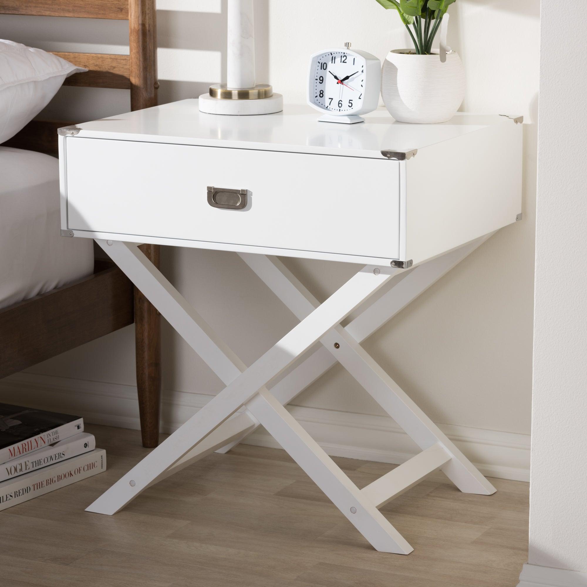 Curtice Modern And Contemporary 1-Drawer Wooden End Table