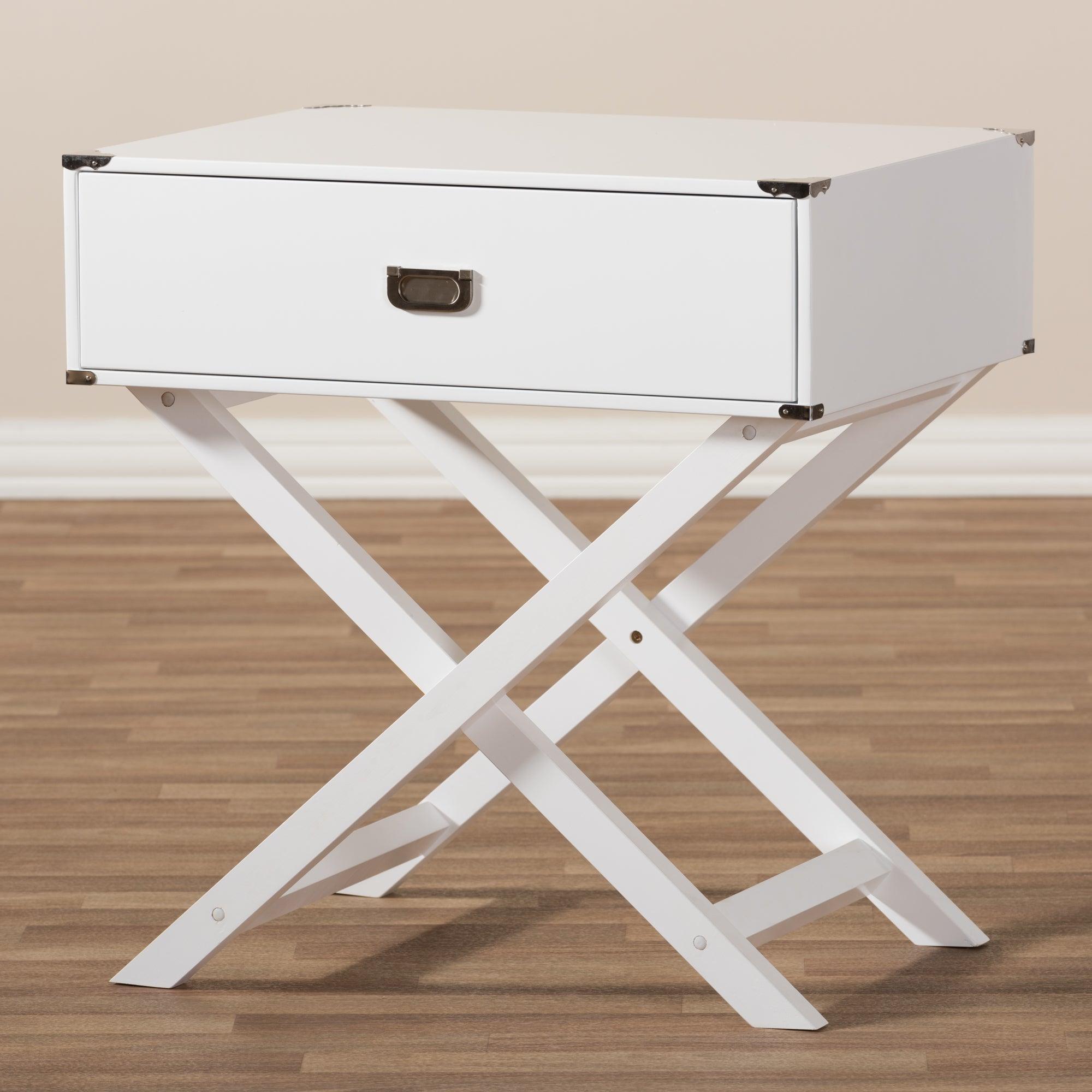 Curtice Modern And Contemporary 1-Drawer Wooden End Table