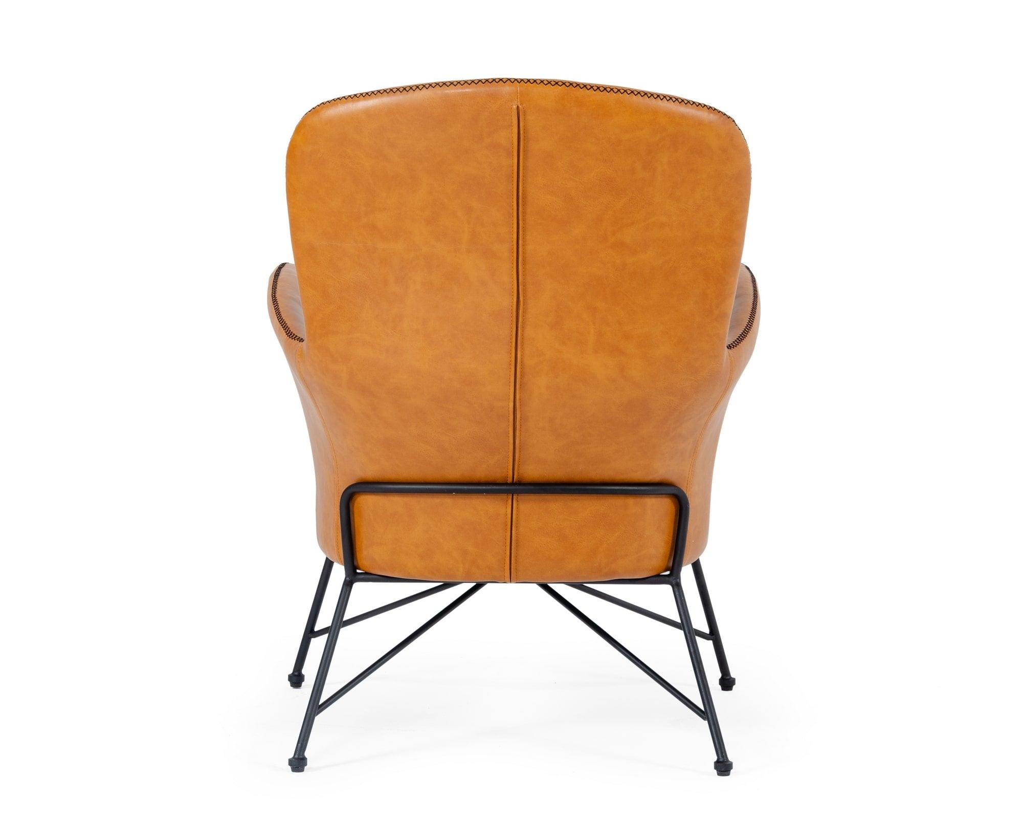 Modrest Kirk Modern EcoLeather Accent Chair