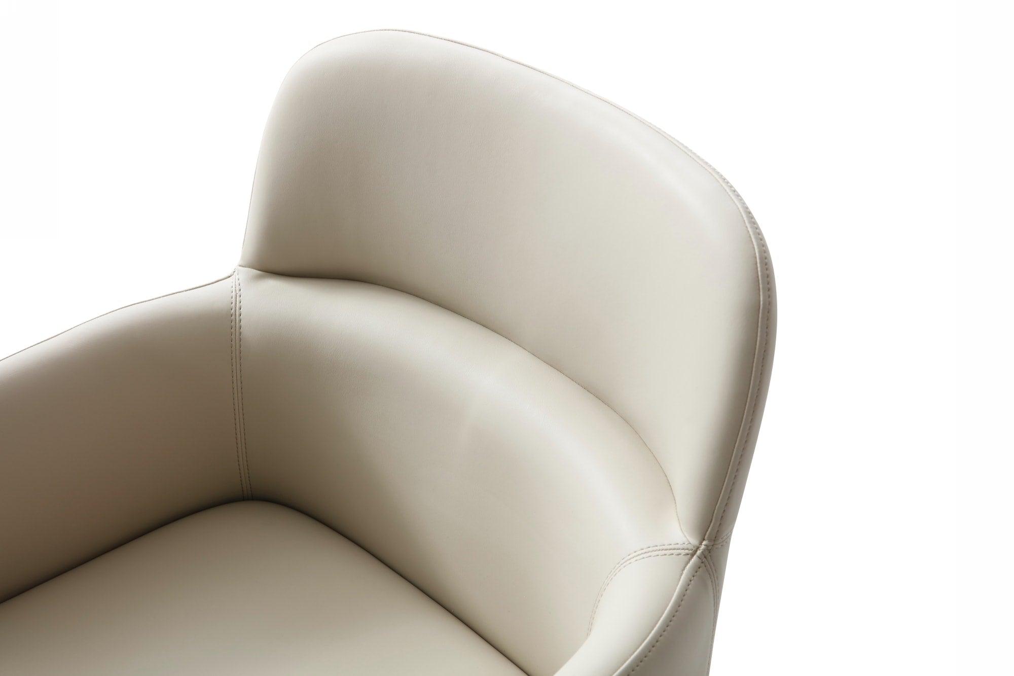 Modrest Cortina Modern EcoLeather Dining Arm Chair