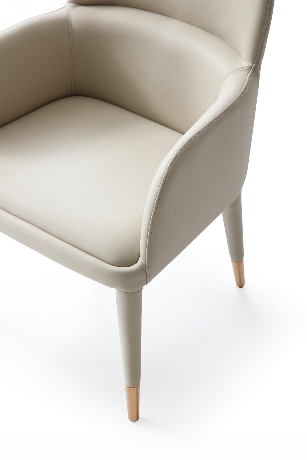 Modrest Cortina Modern EcoLeather Dining Arm Chair