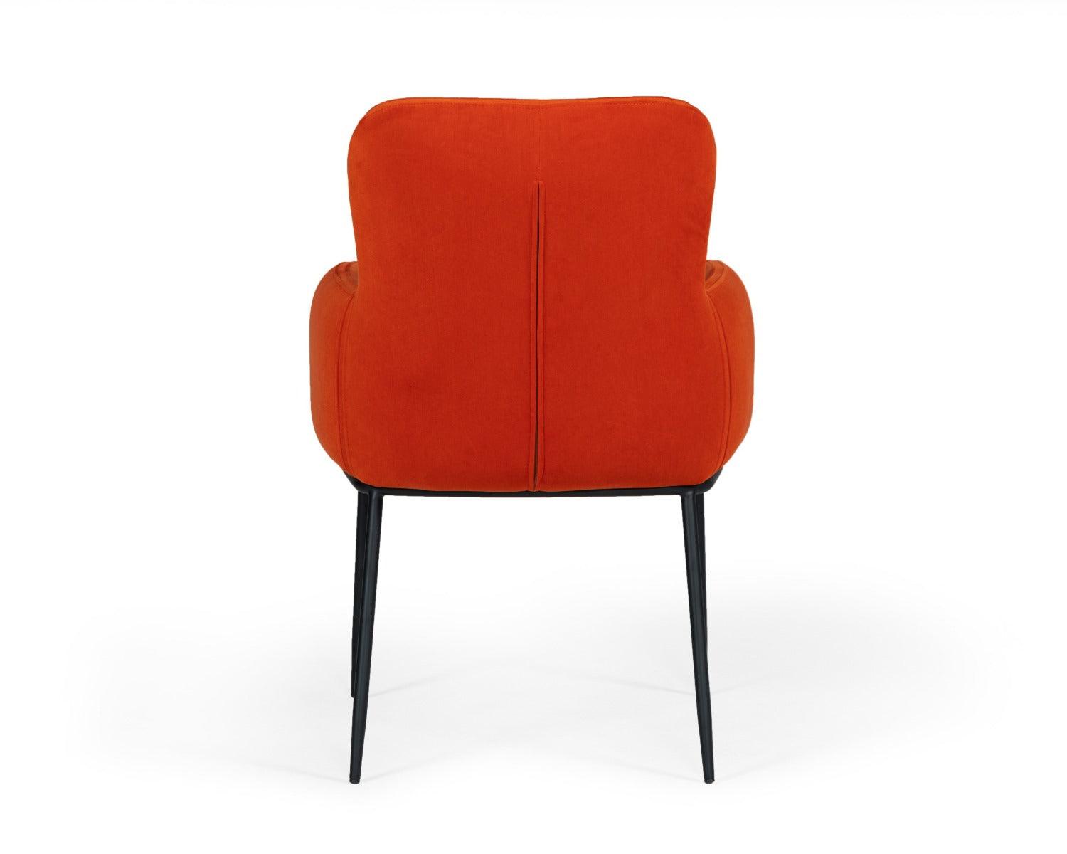 Modrest Frisco MidCentury Velvet dining Chair