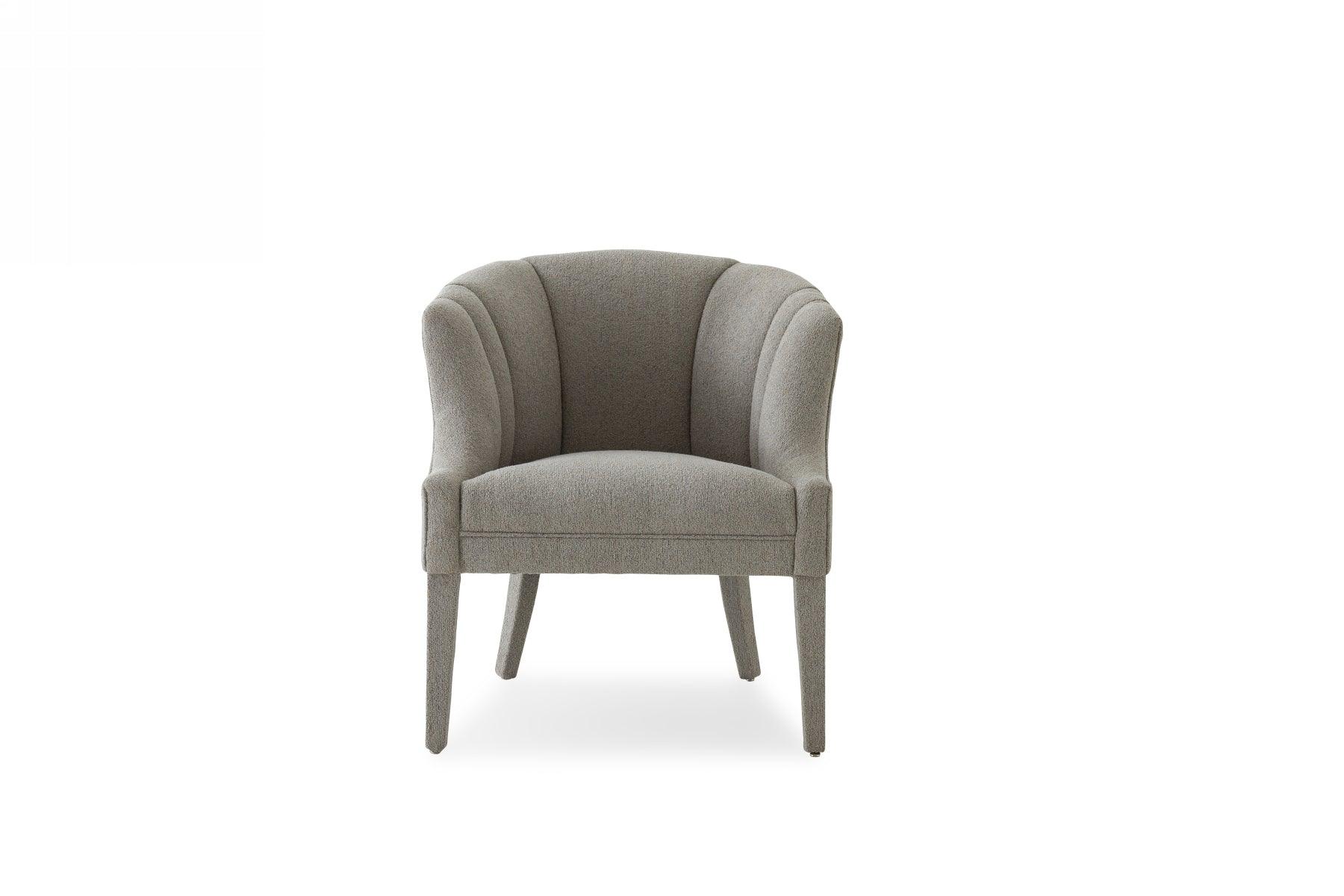 Modrest Ladera Glam Fabric Accent Chair