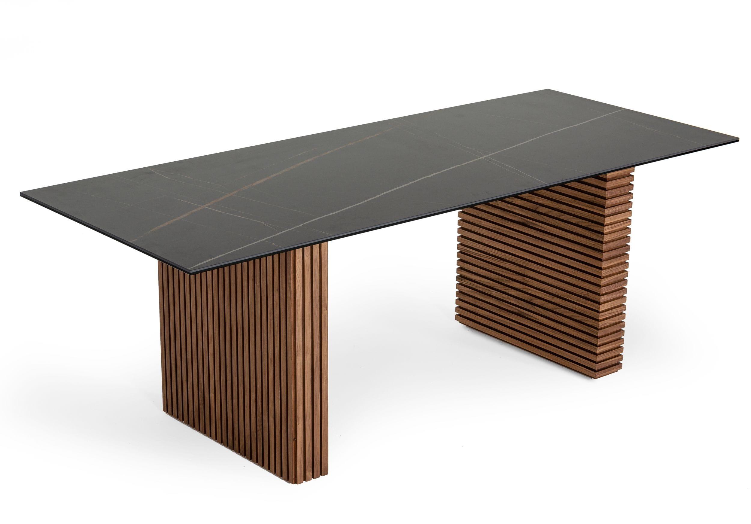 Modrest Maggie Modern and Ceramic Top Dining Table