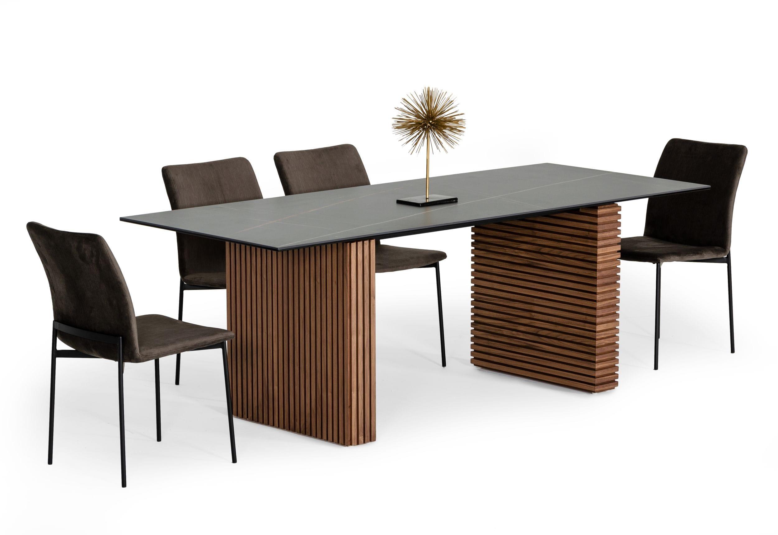 Modrest Maggie Modern and Ceramic Top Dining Table