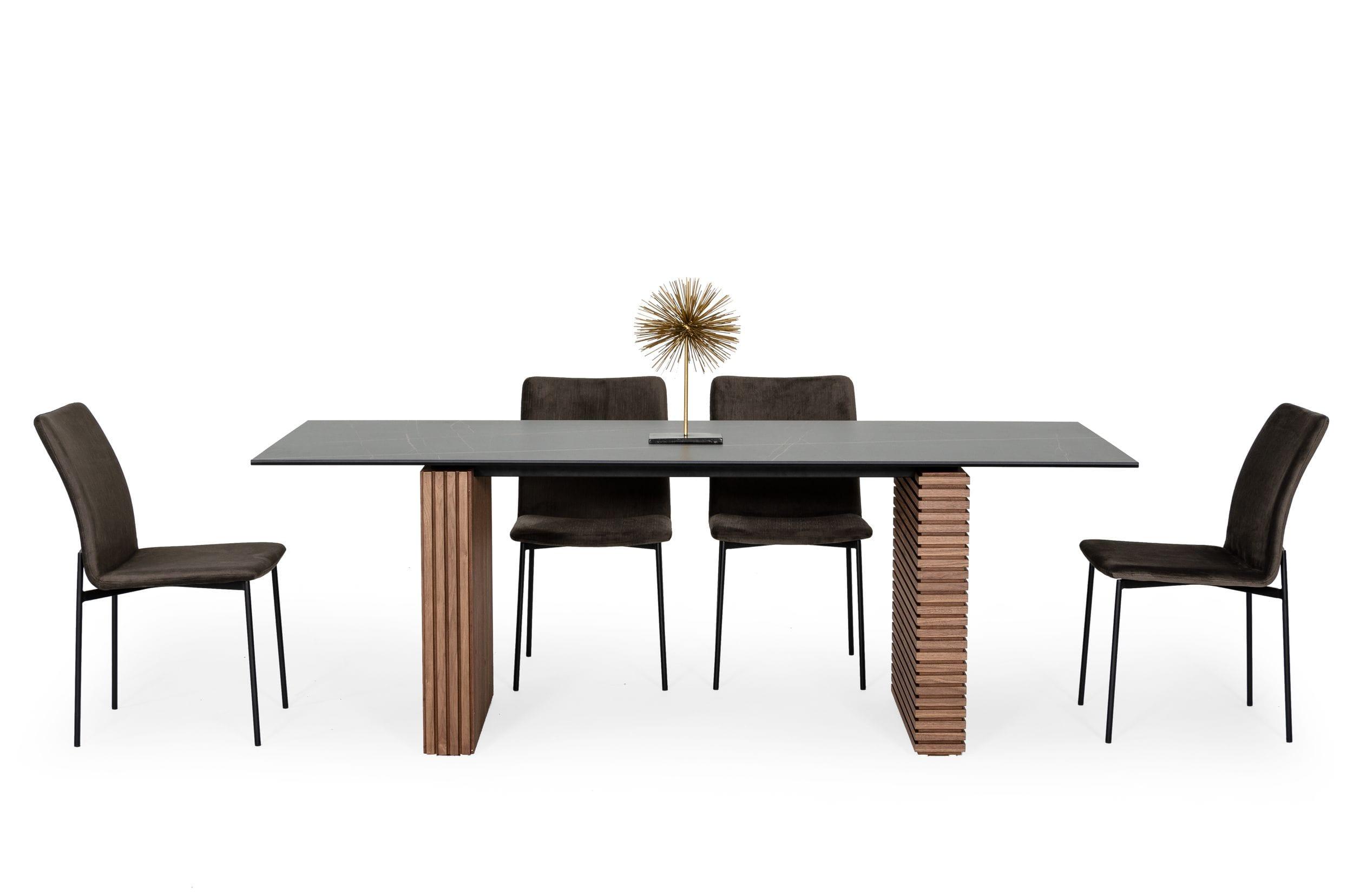 Modrest Maggie Modern and Ceramic Top Dining Table