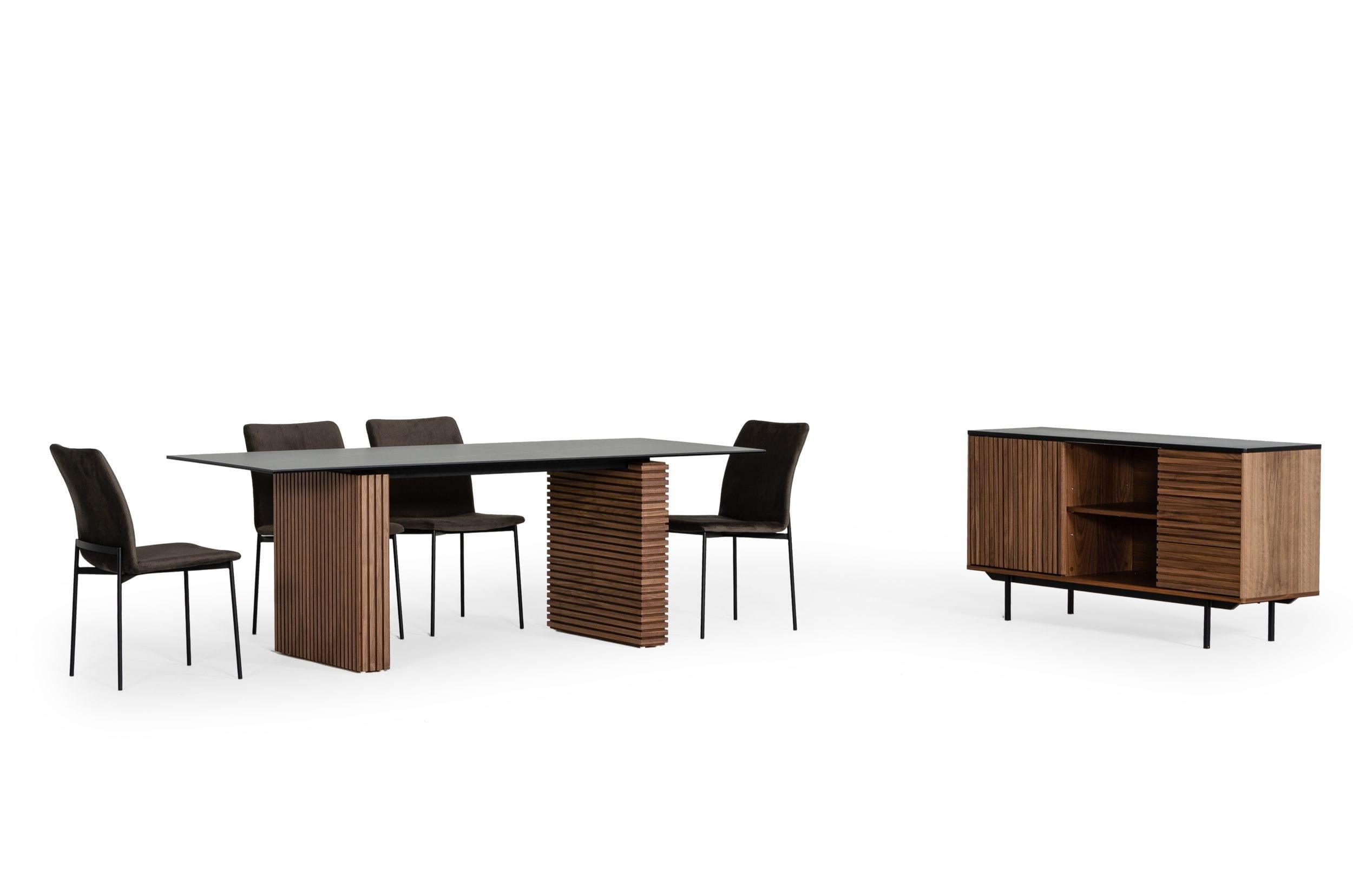 Modrest Maggie Modern and Ceramic Top Dining Table