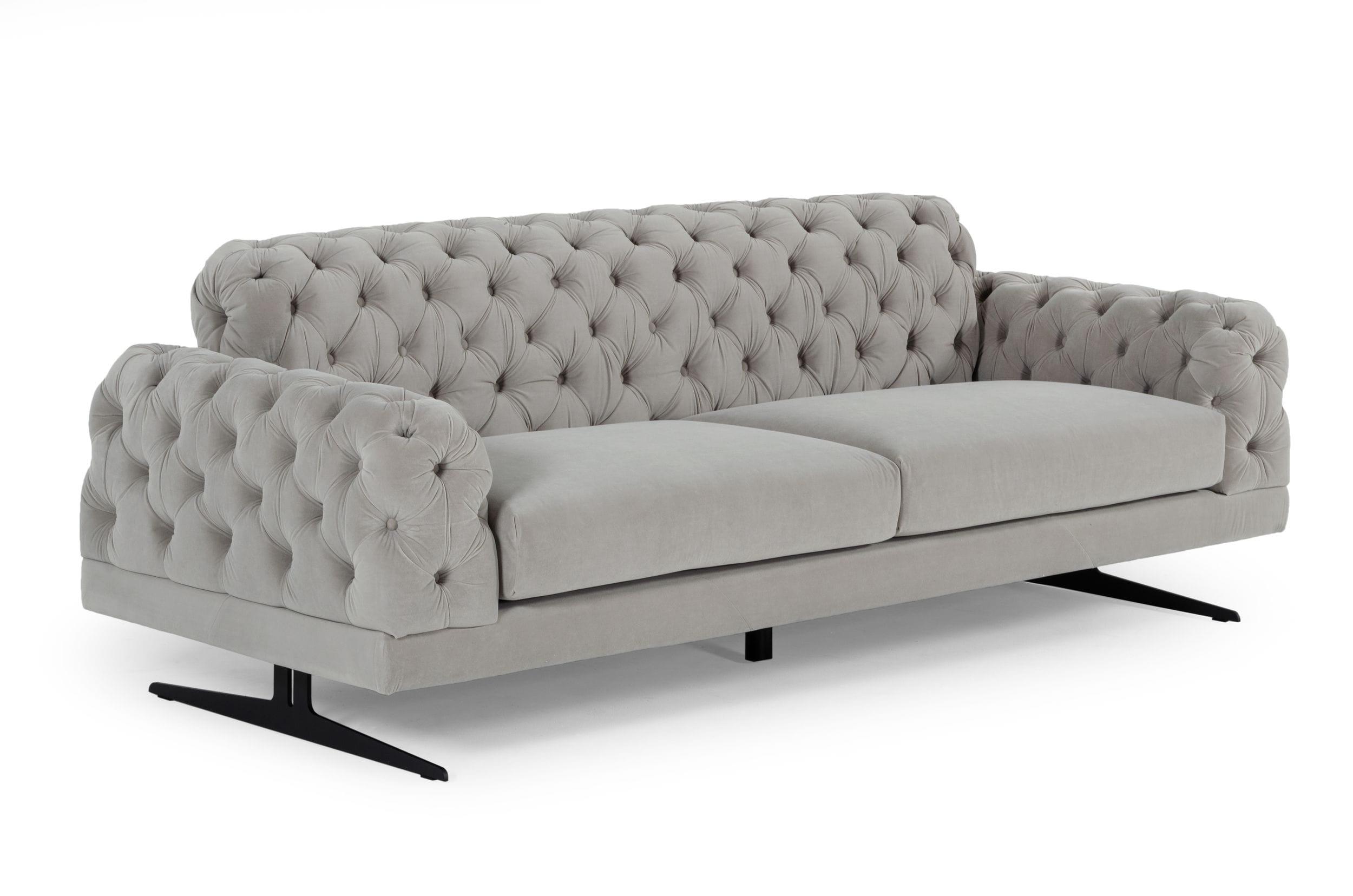 Divani Casa Sepulveda Modern Fabric Sofa