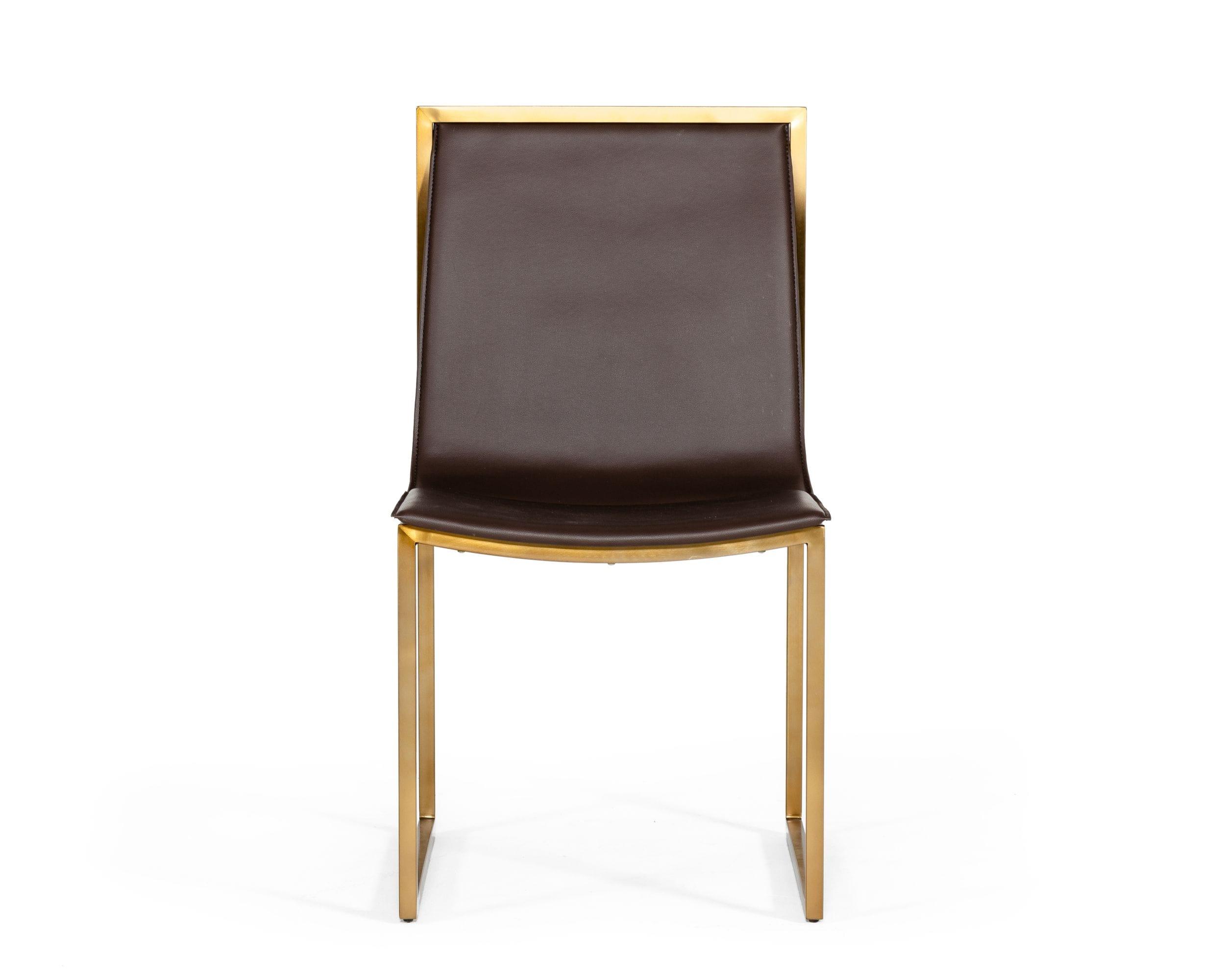 Modrest Dalton Modern Leatherette Dining Chair (Set of 2)