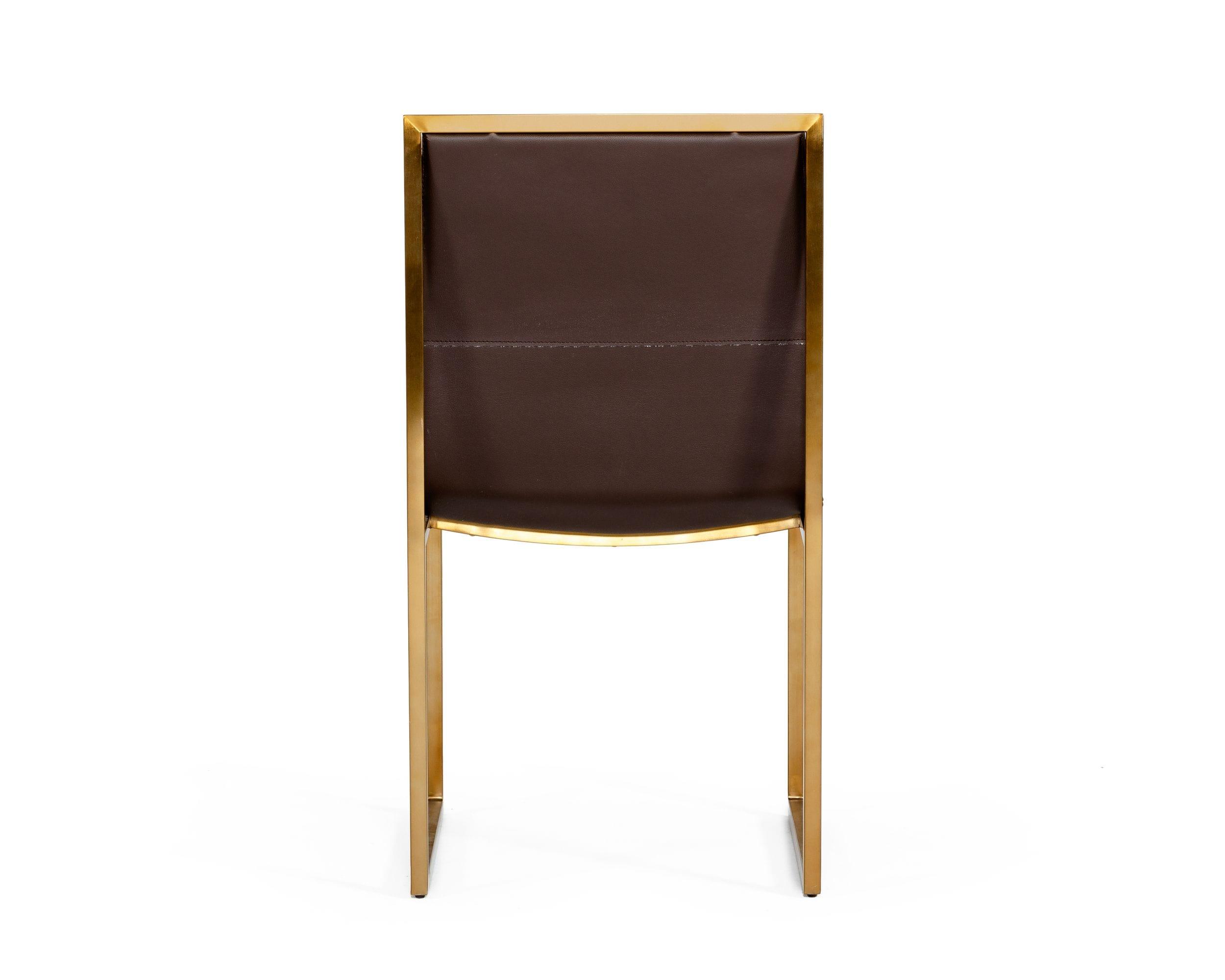 Modrest Dalton Modern Leatherette Dining Chair (Set of 2)