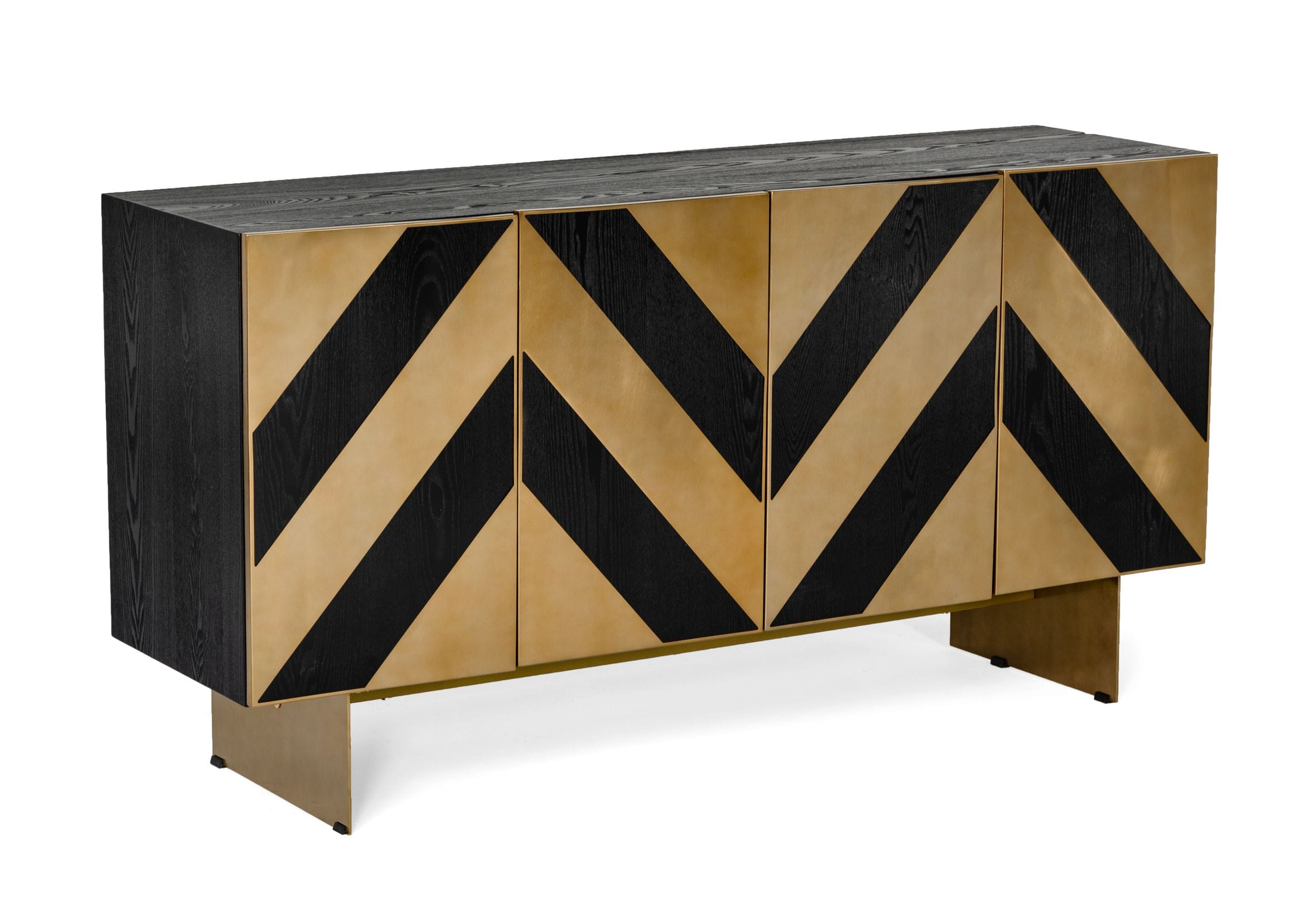 Modrest Perret Glam Ash Brushed Modern Buffet