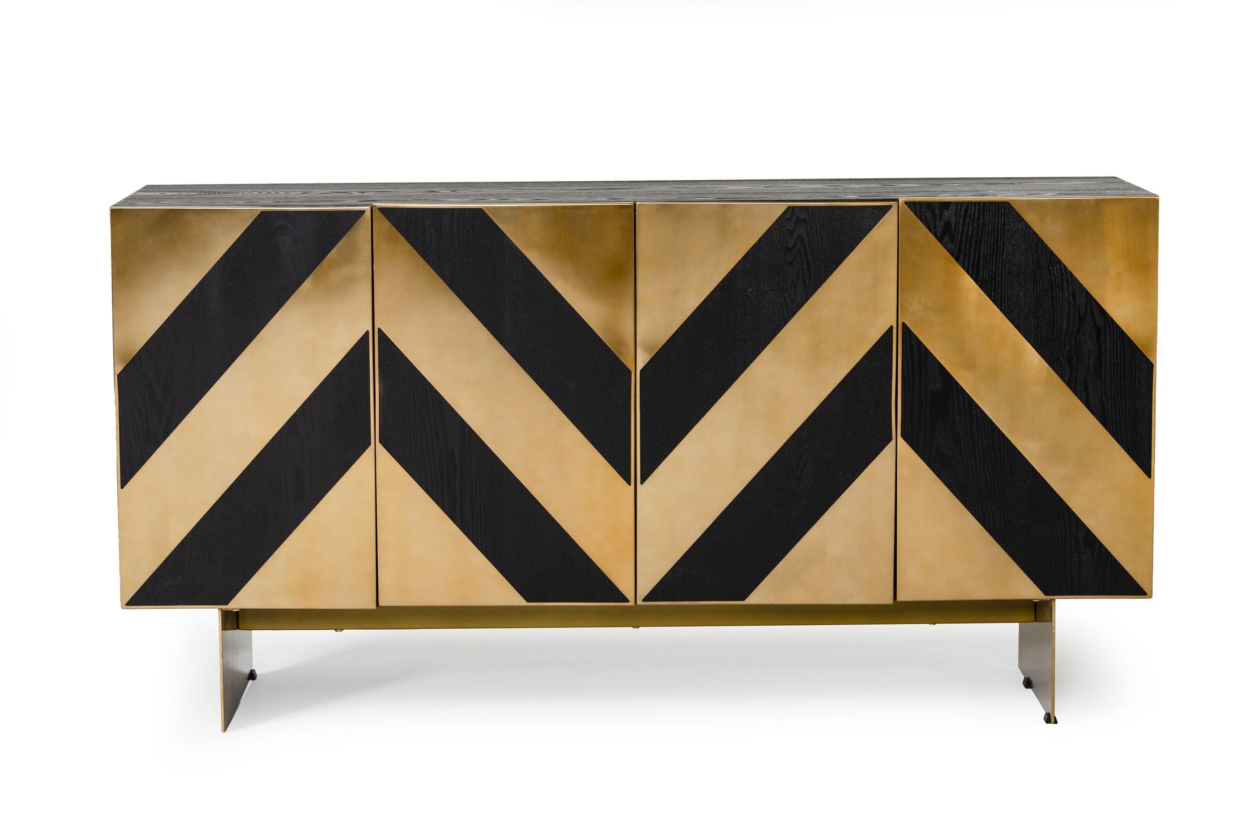 Modrest Perret Glam Ash Brushed Modern Buffet